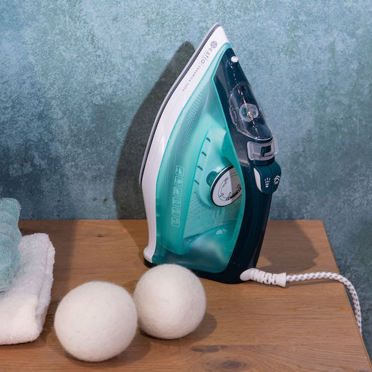 Estia Ceramica Steam Iron 2200W with Ceramic Plate and Continuous Steam Supply 20g/min