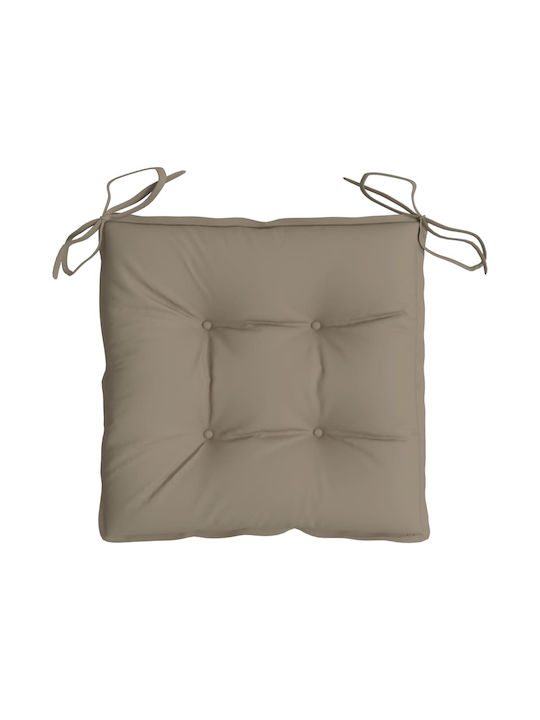 vidaXL Waterproof Bench Cushion Palette Beige-Grey 6 Pieces 50x50cm