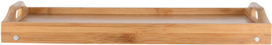 Estia Bamboo Essentials Бамбуков Легло с Дръжки в Бежов Цвят 50x30x21см 02-18184 1бр