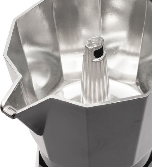 Estia Stovetop Espresso Pot 3 Cups Gray
