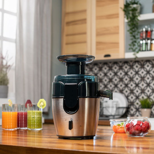 Estia Squeezy Αποχυμωτής 600W Inox Ασημί