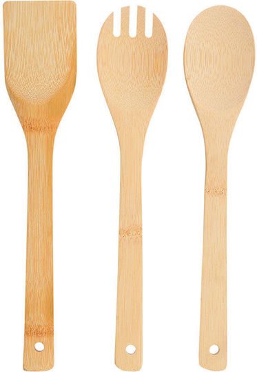 Cooking Utensils Bamboo Essentials Case 4 Pieces