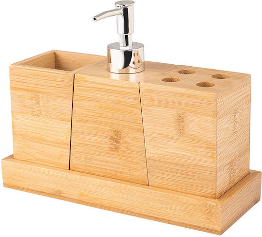 Estia Estia Badezimmerzubehör-Set Hölzernes Braune 3 Stücke