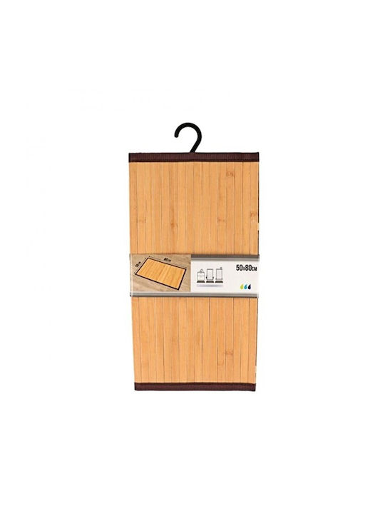 Πατάκι Μπάνιου Ξύλινο 7401162 Bamboo 50x80εκ.