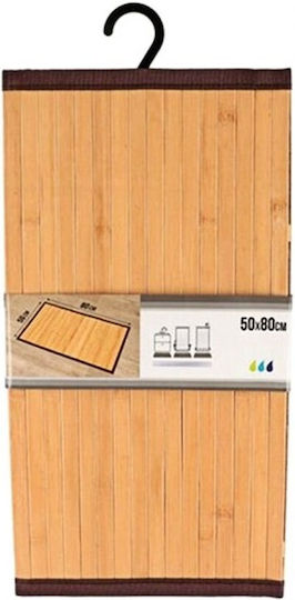 Бански килим Дърво Правоъгълена 7401162 Бамбук 50x80бр