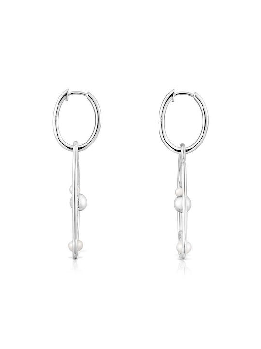 Tous Earrings from Silver with Pearls