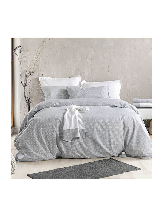 Rythmos Duvet Cover Set Queen with 2 Pillowcases 225x250 Sinclair Grey