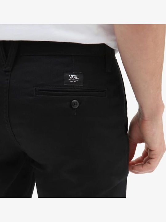 Authentic Παντελόνι Chino Ελαστικό σε Slim Εφαρμογή Black