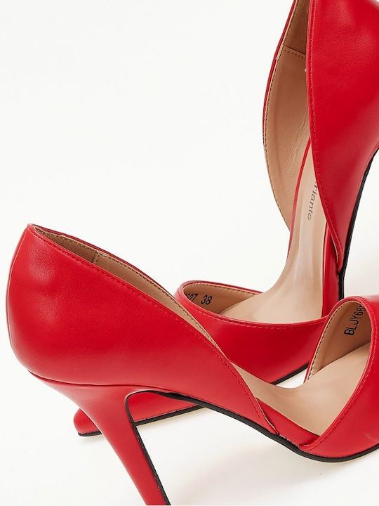 Issue Fashion Ascunse Pantofi cu toc cu Toc Stiletto Roșii