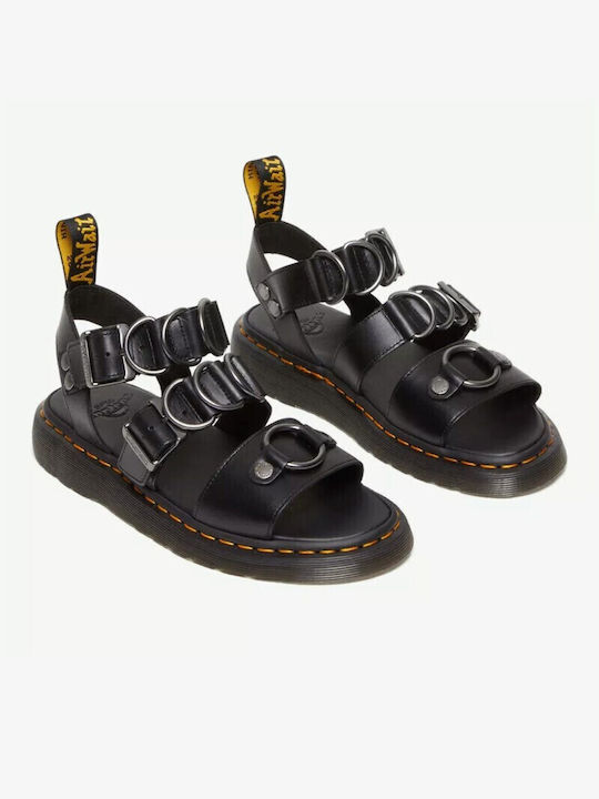 Dr. Martens Leather Women's Sandals Black