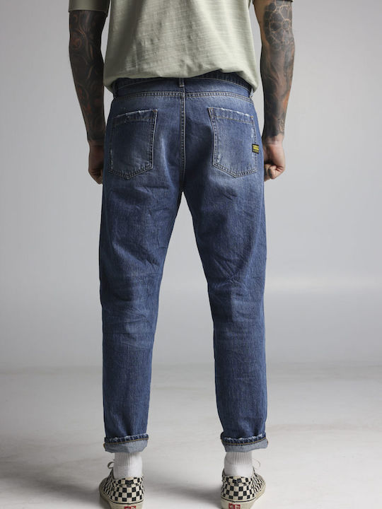 Ανδρικό Παντελόνι Τζιν με Slim Εφαρμογή Denim