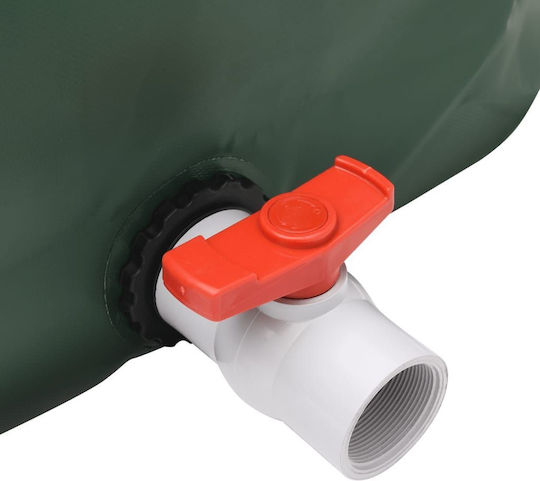 vidaXL Vertical Cylindrical Plastic Storage Tank 1000lt for Water / Petroleum Green
