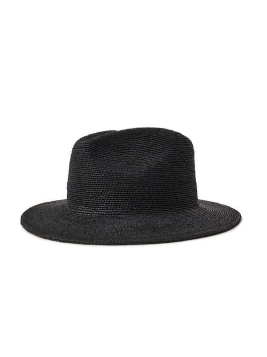 Brixton Fabric Women's Fedora Hat Black