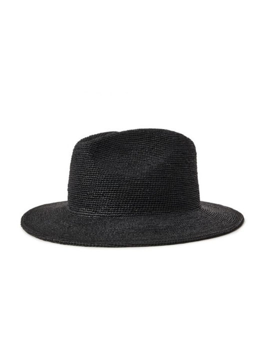 Brixton Frauen Stoff Hut Fedora Schwarz