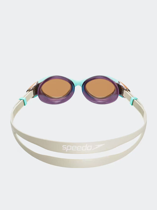 Speedo Biofuse 2.0 Swimming Goggles Adults Beige