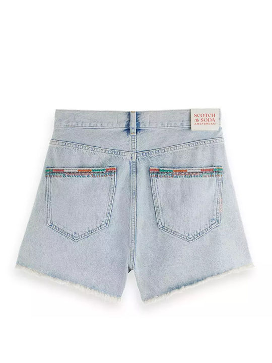 Scotch & Soda Femei Gin Pantaloni scurți Albastru