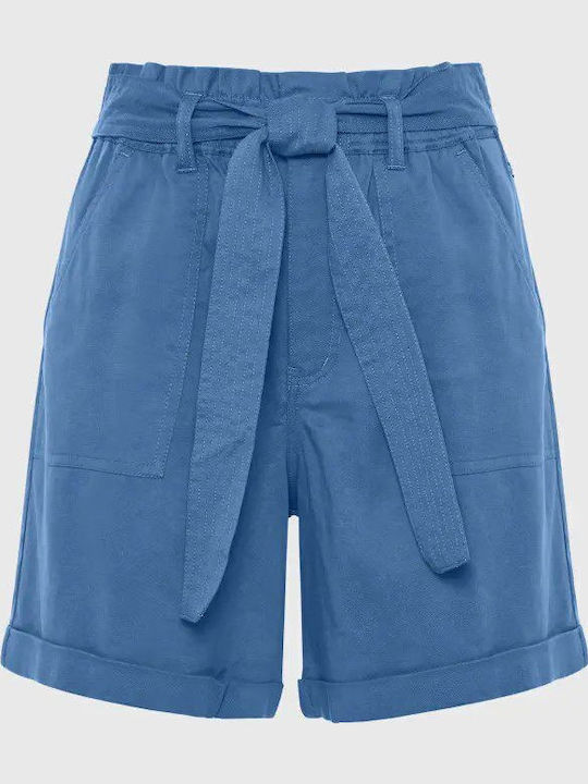 Women's High-waisted Shorts Blue