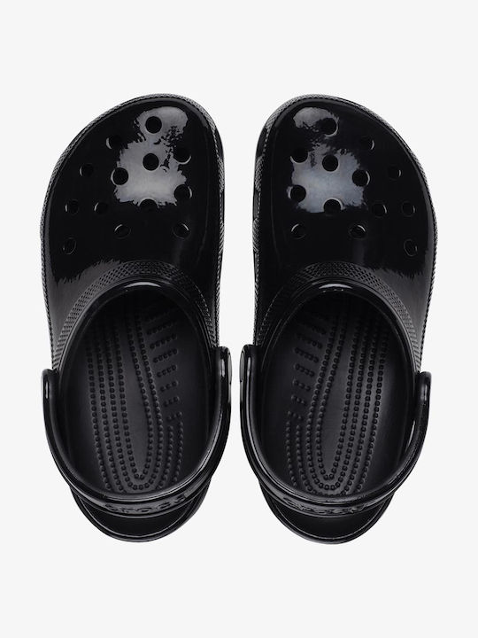 Crocs Classic Σαμπό Μαύρα