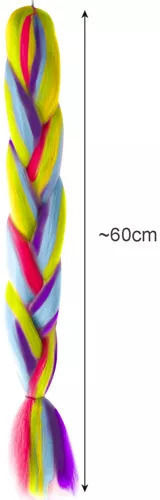 Soulima Extension σε Ανοιχτό Πολύχρωμο Χρώμα 60cm