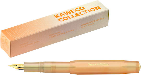 Kaweco Collection Writing Pen Medium Orange with Blue Ink