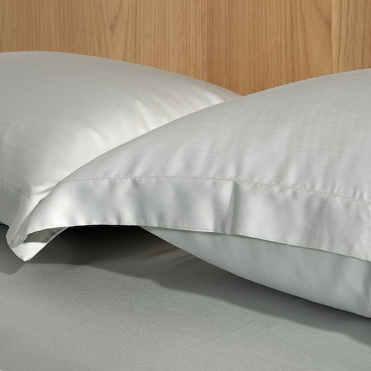Charisma Sheet Sets Queen with Elastic 160x200+40cm. Silver 4pcs