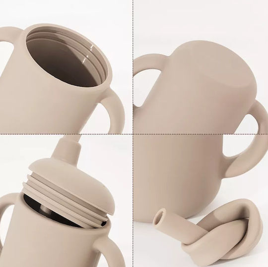 Baby Donkey Παιδικό Ποτηράκι από Σιλικόνη Κίτρινο 120ml για 6m+
