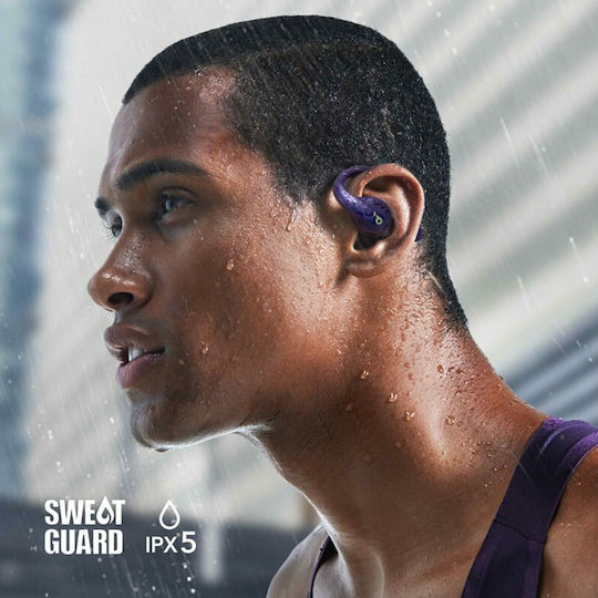Anker AeroFit Pro Earbud Bluetooth Handsfree Earphones with Sweat Resistance and Charging Case Purple