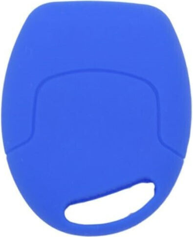 Car Key Cover Case made of with 3 Buttons for Ford in Blue Color