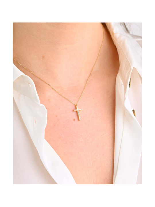 Savvidis Gold Cross 18K with Chain