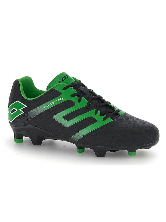 Lotto Maestro 700 V FG Low Football Shoes with Cleats Black