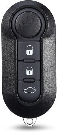 Foldable Car Key Shell with Blade with 3 Buttons for Fiat