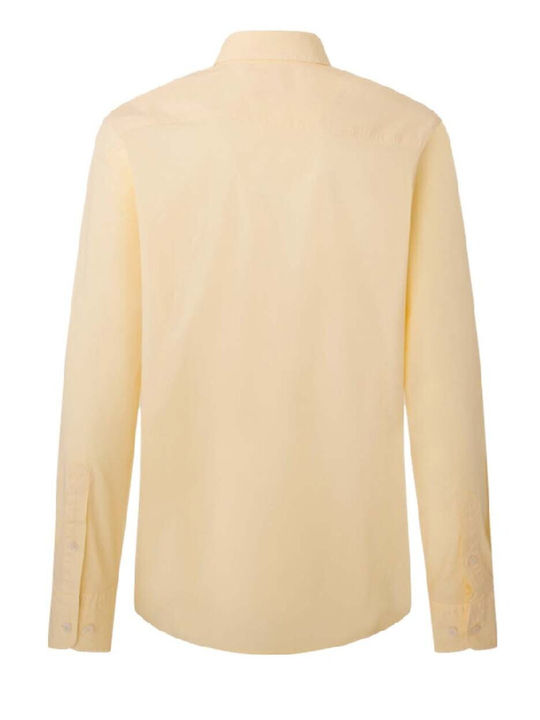 Hackett Herrenhemd Light Yellow