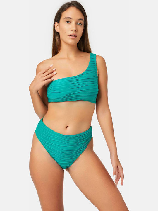 Salvador Bikini με έναν Ώμο Πράσινο