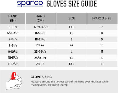 Sparco Meca Iii Gloves for Work Blue Synthetic Leather 1pcs