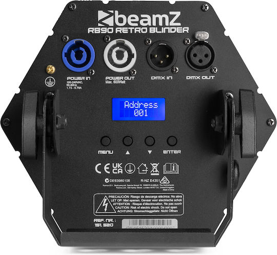 BeamZPro LED DMX Blinder Amber / RGB / Warm White