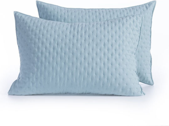 Nef-Nef Homeware Valia Kissenbezug-Set Aqua 52x72cm.