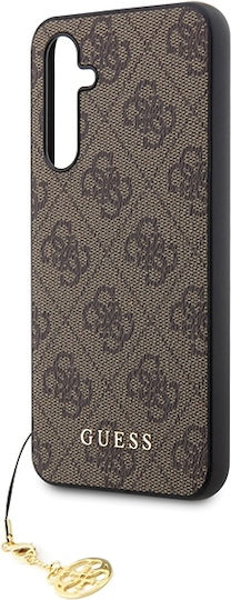 Guess Back Cover Plastic / Leather Brown (Galaxy S23 FE)