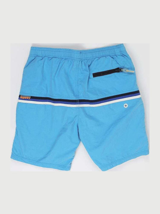 D3 Cali Stripe Ανδρικό Μαγιό Σορτς Island Blue με Ρίγες