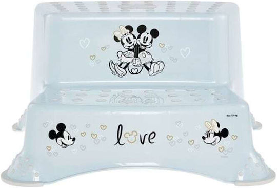 Disney Doppelter Kinder Tritthocker Bad Mickey Mouse Cloudy Blau
