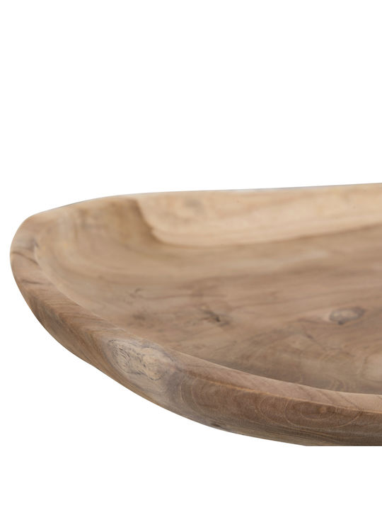 HomeMarkt Tavă Decorativă Lemn Oval 1buc