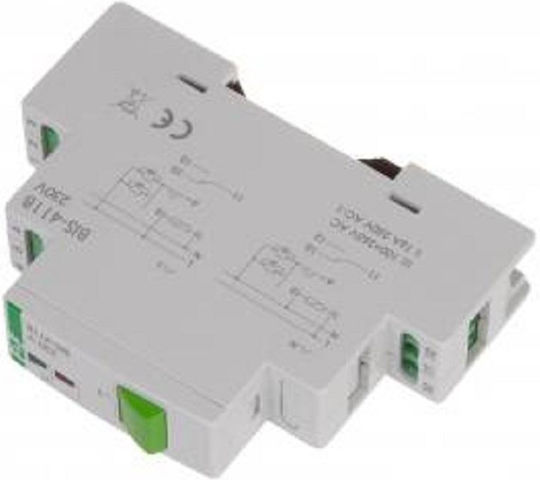 Bistable Transmitter Push-button Manual Control Din Rail Mounting Bis-411b