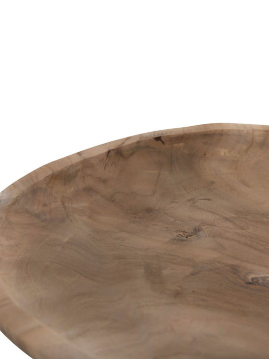HomeMarkt Tavă Decorativă Lemn Oval 1buc