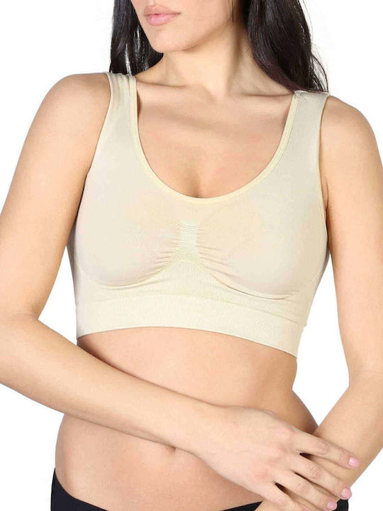 Bodyboo Frauen Sport-BH Beige