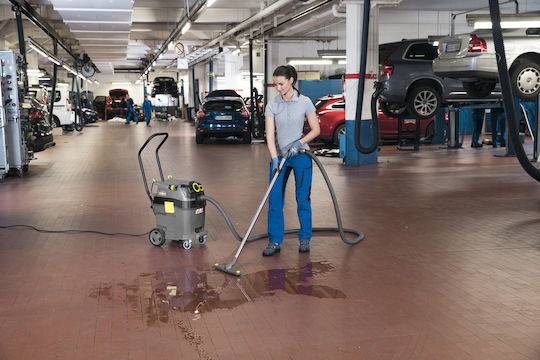 Karcher NT 40/1 Tact Te L Прахосмукачка За Течности / Твърди 1380W с Пластмаса Контейнер 40лт