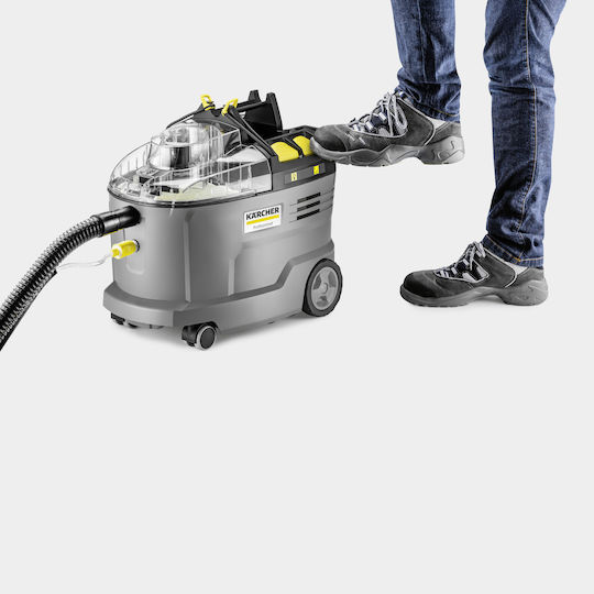 Karcher Puzzi 9/1 Bp Adv Rechargeable Vacuum Wet / Dry Without Charger and Battery with Plastic Bin 9lt