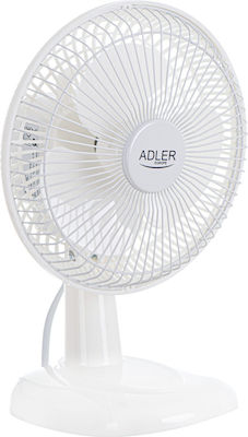 Adler Επιτραπέζιος Ανεμιστήρας 30W Διαμέτρου 15cm