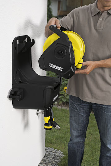 Karcher HR 7.315 Wall Mounted Garden Hose Box with 15m Hose with Rewind Handle