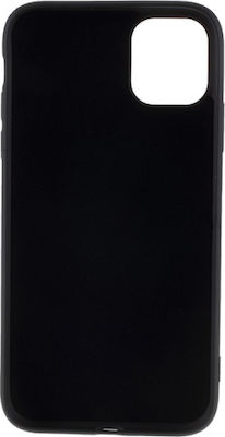 Senso Liquid Silicone Back Cover Black (iPhone 12 / 12 Pro)