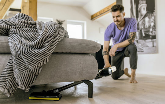 Karcher Vc 4 Cordless Myhome Επαναφορτιζόμενη Σκούπα Stick 21.6V Λευκή