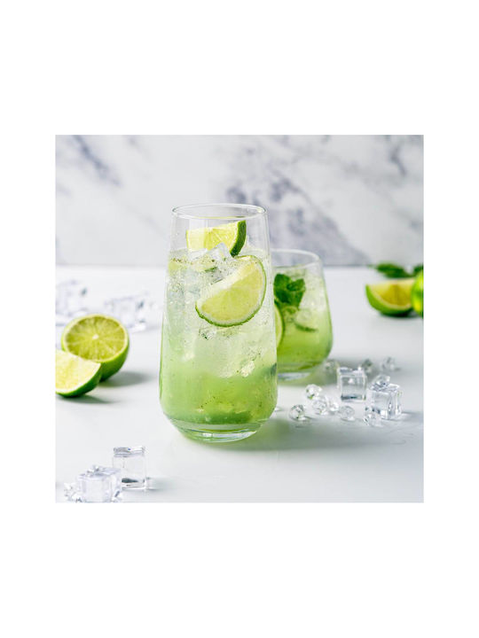 Luigi Ferrero Set Gläser Wasser / Cocktail/Trinken aus Glas 480ml 6Stück
